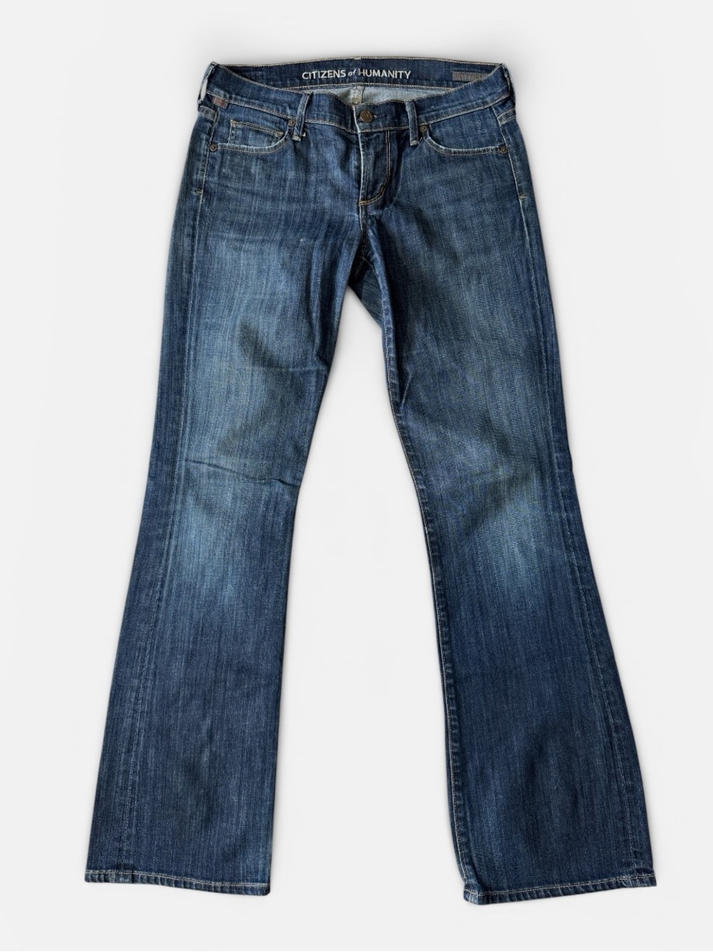 Citizens of Humanity womens 27 Dita Bootcut petite denim blue jeans EUC